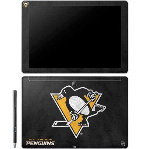 NHL Pittsburgh Penguins Distressed Galaxy Book 12in Skin